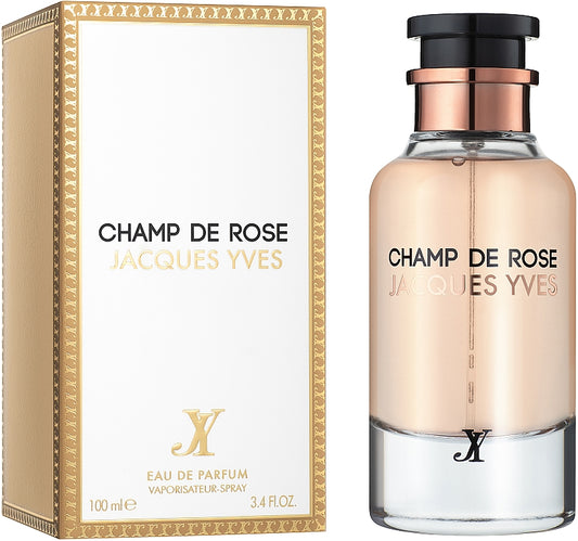 Champ De Rose By Jacques Yves 100ml (Ladies) - (Scent Inspired By Louis Vuitton ROSE Des Vents)